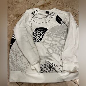 The North Face sweater, SIZE XXL worn once! I listed the only imperfection
